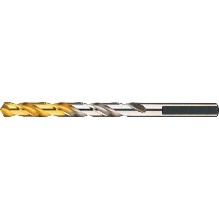 Foret HSS-E DIN 338 avec revêtement TiN sur la partie utile