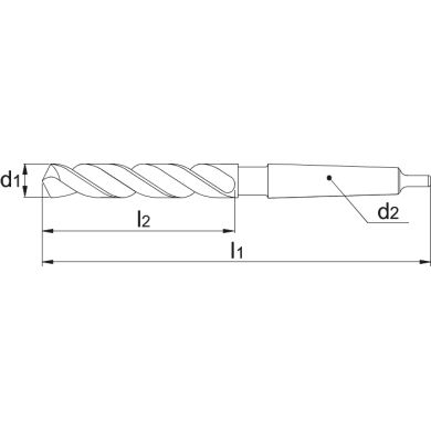  Foret HSS DIN 345 CM
