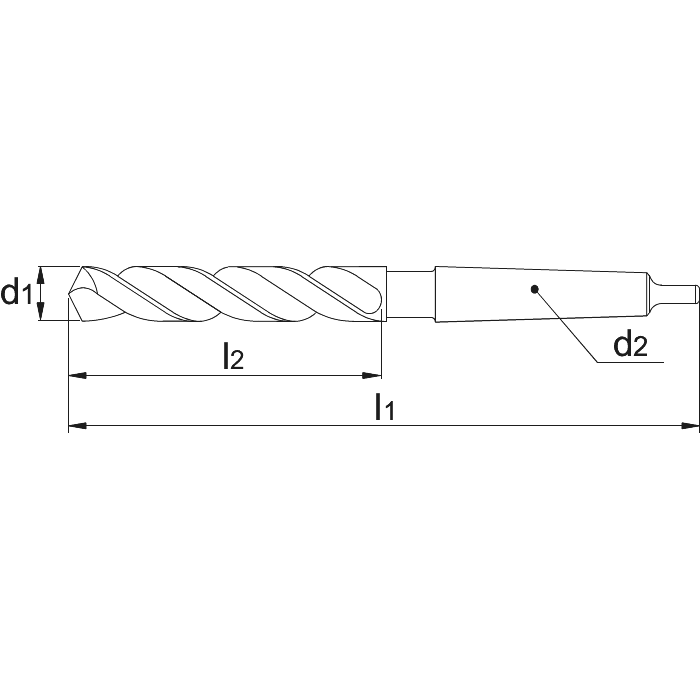 Foret HSS DIN 345 CM