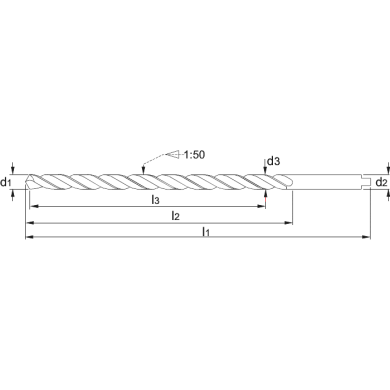  Foret conique HSS DIN 1898-A