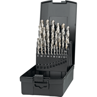 Coffret de Forets ECO HSS DIN 338 Affûtage en croix