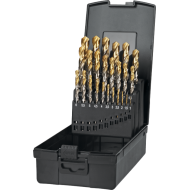 Coffret de Forets ECO PRO HSS DIN 338 avec revêtement TiN sur la partie utile 11.431