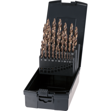 Coffret de Forets HSS-E DIN 338 Step-point