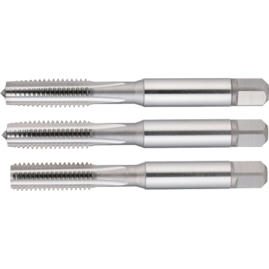 Tarauds à main HSS ISO 529 Jeu de 3 pièces