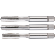 Tarauds à main HSS ISO 529 Jeu de 3 pièces