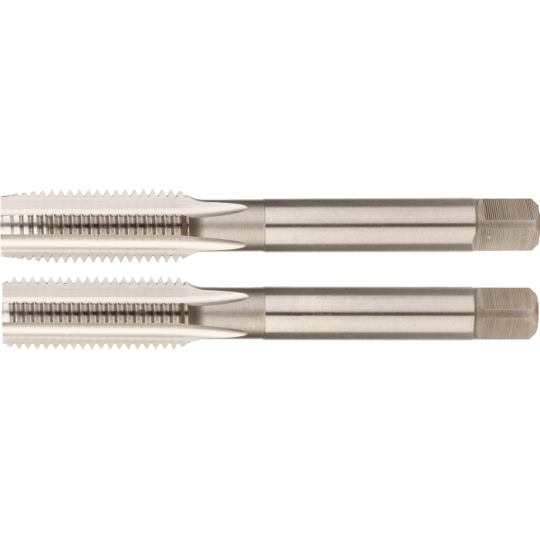 Tarauds à main HSS ISO 529 Métrique Fin, Jeu de 2 pièces