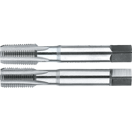 Tarauds à main HSS ISO 529 Jeu de 2 pièces Rc BSPT
