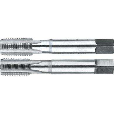 Tarauds à main HSS ISO 529 Jeu de 2 pièces Rc (BSPT)