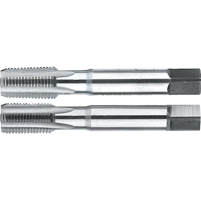 Tarauds à main HSS ISO 529 Jeu de 2 pièces Rc (BSPT)