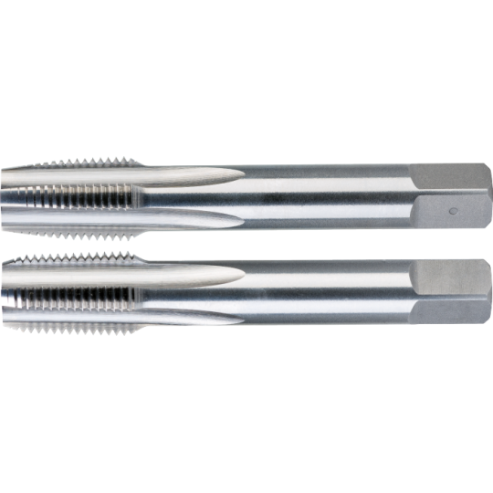 Tarauds à main HSS ISO 529 NPT, Jeu de 2 pièces
