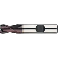 Fraise à rainurer 2 dents HSS-E PM DIN 327-B version courte