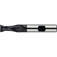 Fraise à rainurer 2 dents UNI Carbure monobloc DIN 6527-B version longue
