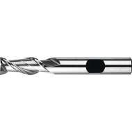 Fraise à rainurer 2 dents HSS-E 8% DIN 844-B version courte