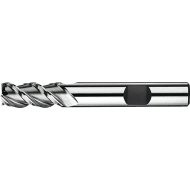 Fraise à rainurer 2 dents HSS-E 8% DIN 844-B version courte