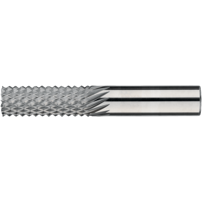 Fraise à contourner Carbure monobloc avec denture en bout