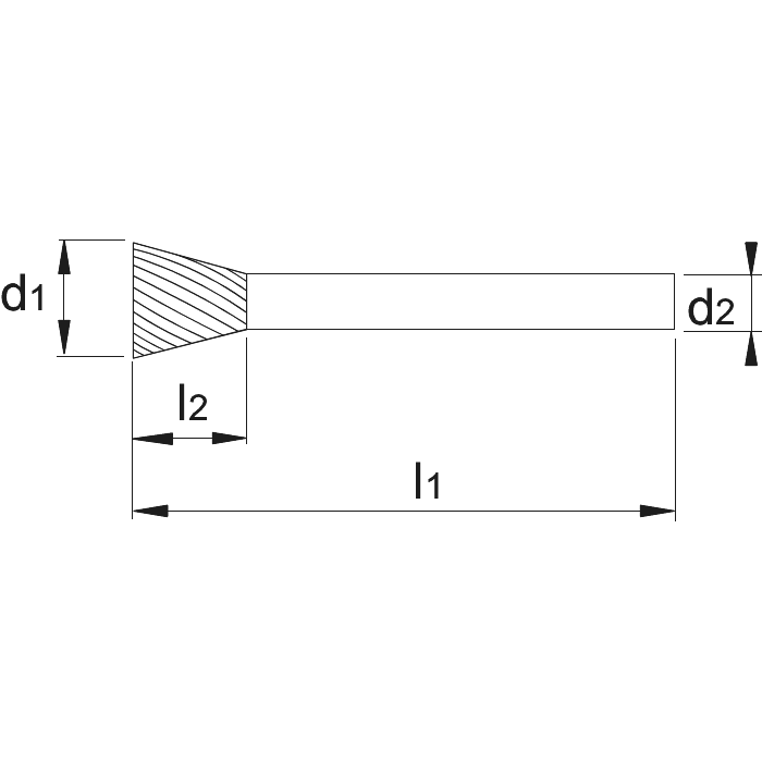  Forme conique inversée
