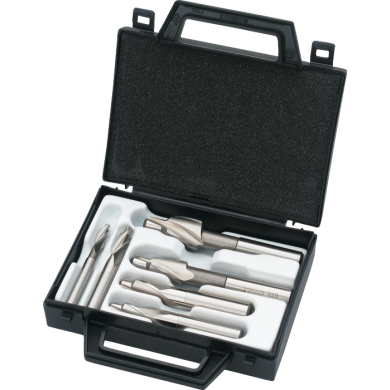 Jeu de fraises à chambrer HSS-E DIN 1866 90°-M4-M5-M6-M8-M10