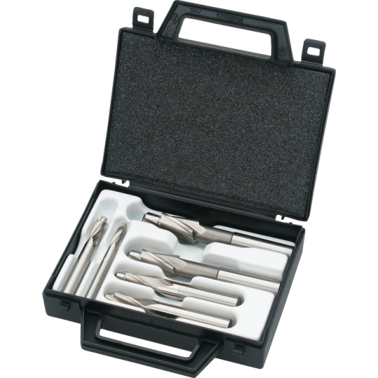 Jeu de fraises à chambrer HSS-E DIN 373 180°-M4-M5-M6-M8-M10