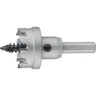 Scie trépan à plaquette carbure version courte 12 mm