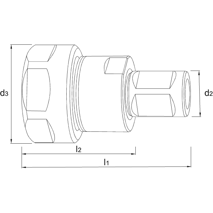  pour carotteuse Ø 19 Weldon  ER 25