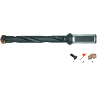 Foret à plaquettes indexables