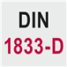 Norme : DIN 1833-D