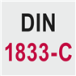 Norme : DIN 1833-C