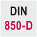 Norme : DIN 850-D Norme : DIN 850-D