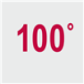 Angle au sommet : 100° Angle au sommet : 100°